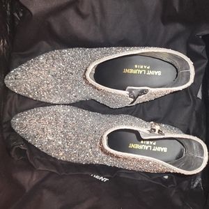 Yves Saint Laurent | Shoes | Saint Laurent Sparkly Booties Nib | Poshmark